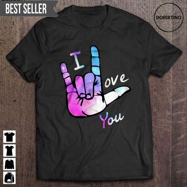 I Love You Sign Language Short Sleeve Tshirt Sweatshirt Hoodie