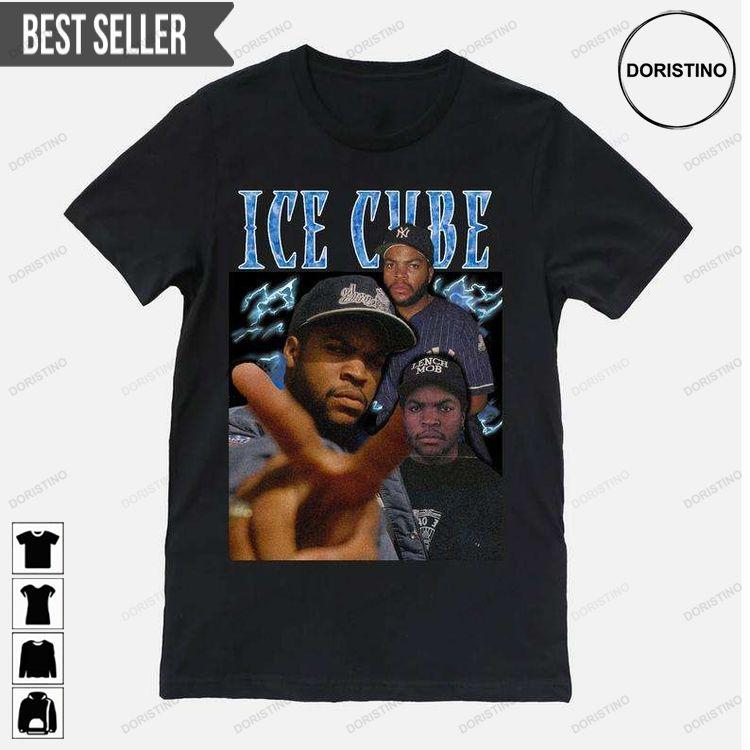 Ice Cube Vintage Retro Rap Music Hip Hop Hoodie Tshirt Sweatshirt