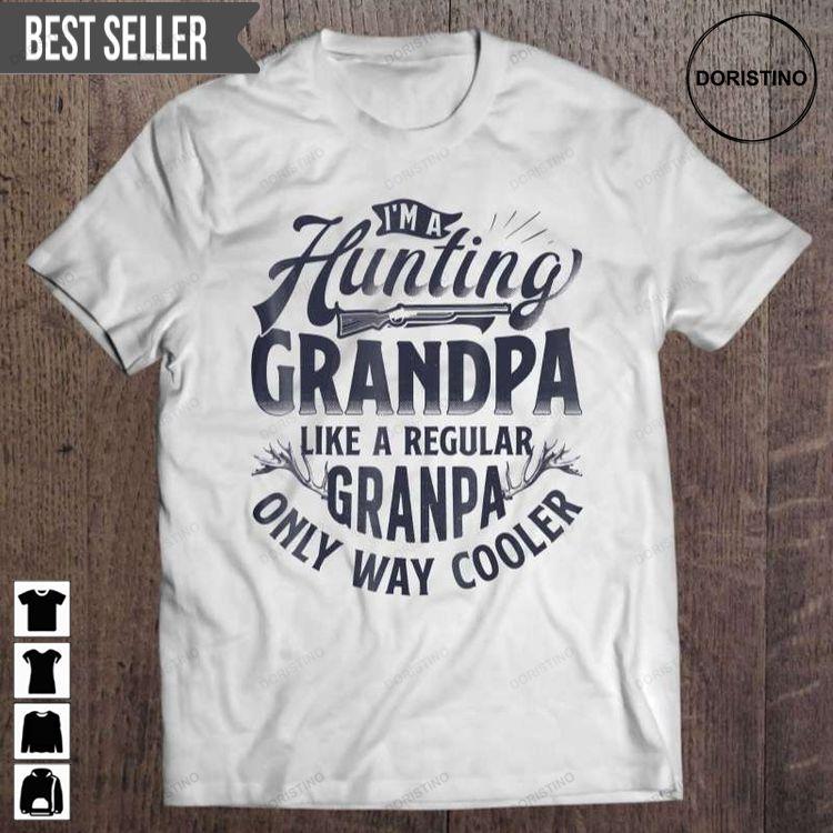 Im A Hunting Grandpa Vintage Deer Grandfather Dad Fathers Day Unisex Hoodie Tshirt Sweatshirt