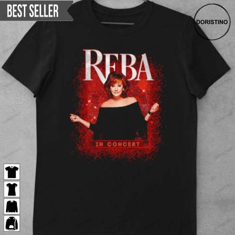 In Concert Reba Mcentire Sweatshirt Long Sleeve Hoodie