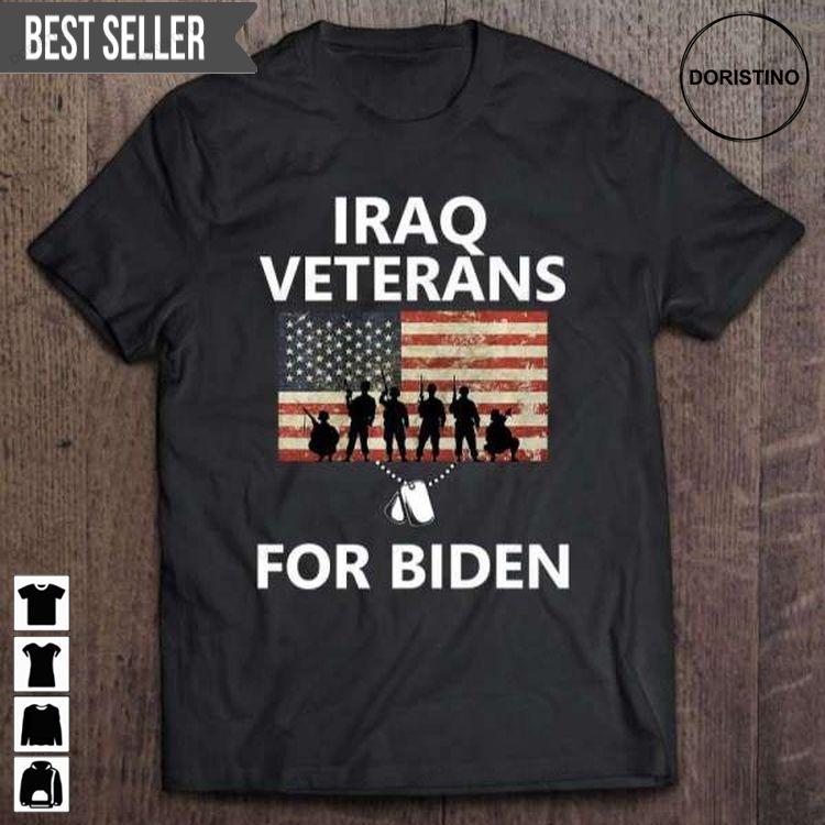 Iraq Veterans For Joe Biden 2024 President Election Veterans Day For Men And Women Hoodie Tshirt Sweatshirt