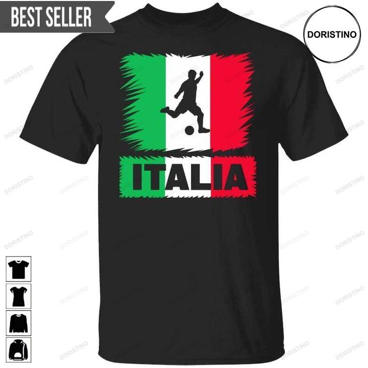 Italia Soccer Unisex Sweatshirt Long Sleeve Hoodie