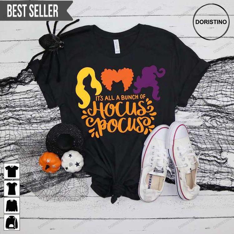 Its All A Bunch Of Hocus Pocus Halloween Sweatshirt Long Sleeve Hoodie