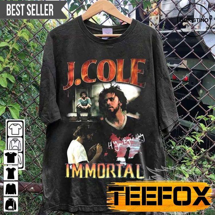 J Cole Immortal Bootleg Short-sleeve Tshirt Sweatshirt Hoodie