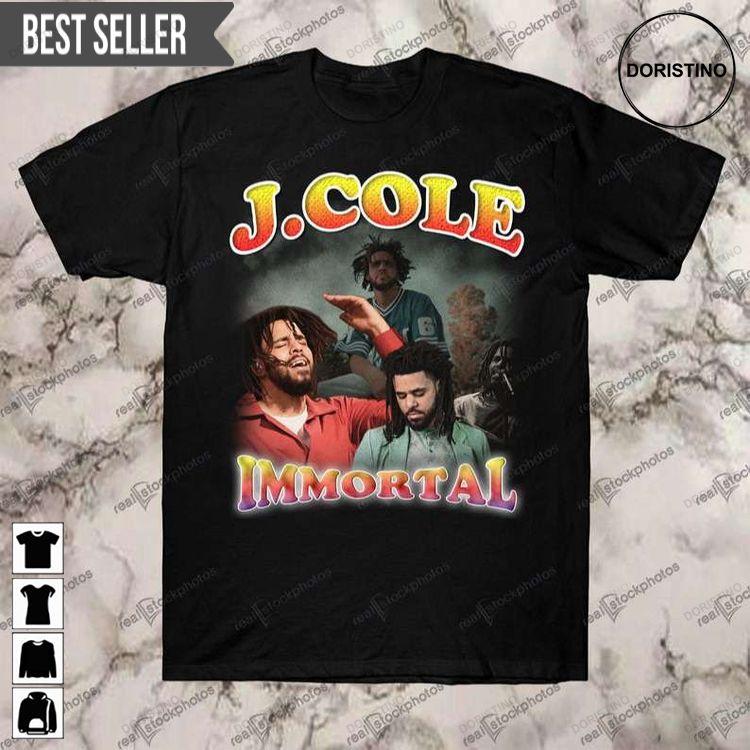 J Cole Immortal Hip Hop Rnb Vintage Sweatshirt Long Sleeve Hoodie