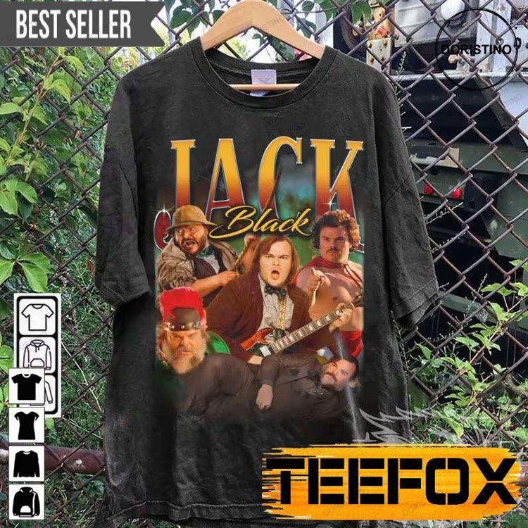 Jack Black Actor Short-sleeve Hoodie Tshirt Sweatshirt