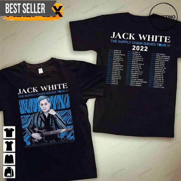 Jack White The Supply Chain Issue Tour 2022 Musician Sweatshirt Long Sleeve Hoodie