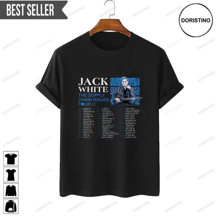 Jack White The Supply Chain Issue Tour 2022 Singer Hoodie Tshirt Sweatshirt