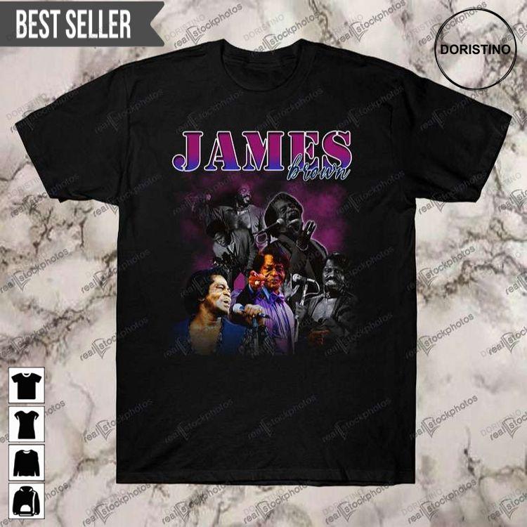 James Brown Vintage Retro Rap Hip Hop Sweatshirt Long Sleeve Hoodie