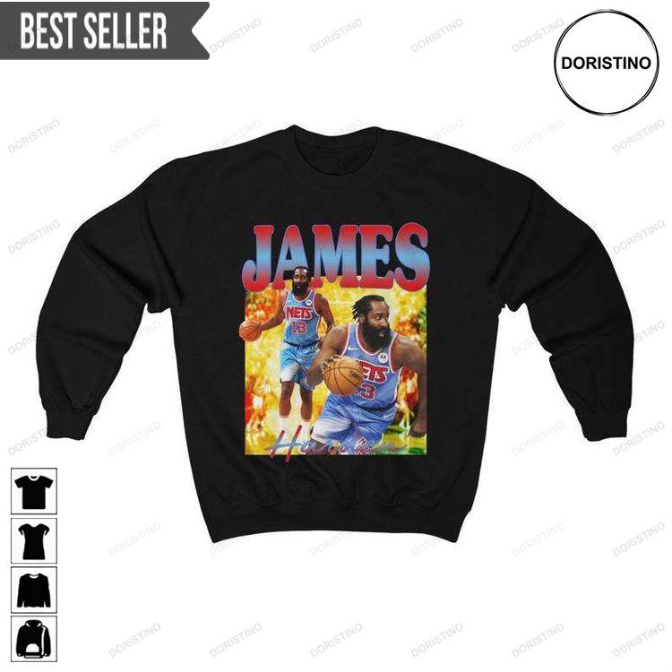 James Harden Vintage Retro Unisex Sweatshirt Long Sleeve Hoodie