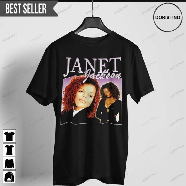 Janet Jackson Singer Retro Hoodie Tshirt Sweatshirt