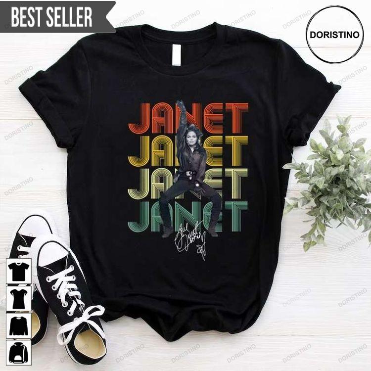 Janet Jackson Together Again Tour 2023 Retro Vintage Sweatshirt Long Sleeve Hoodie