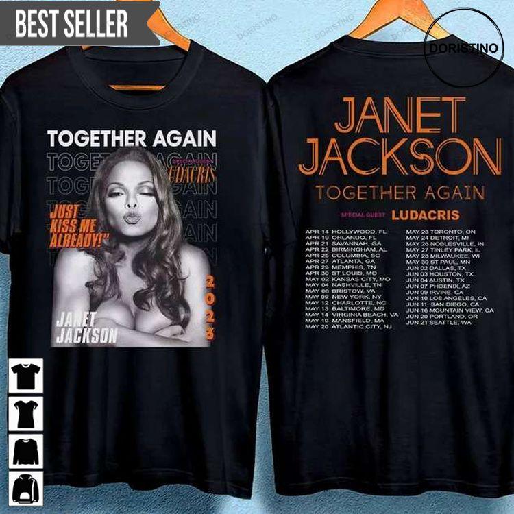Janet Jackson Tour Concert Music 2023 Short-sleeve Tshirt Sweatshirt Hoodie