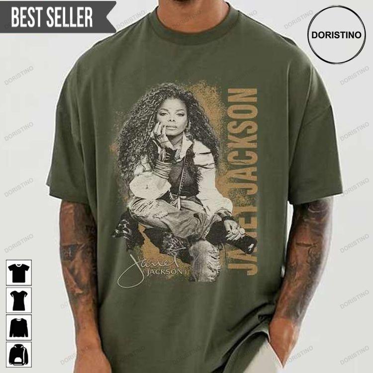 Janet Jackson Vintage Music Short-sleeve Sweatshirt Long Sleeve Hoodie