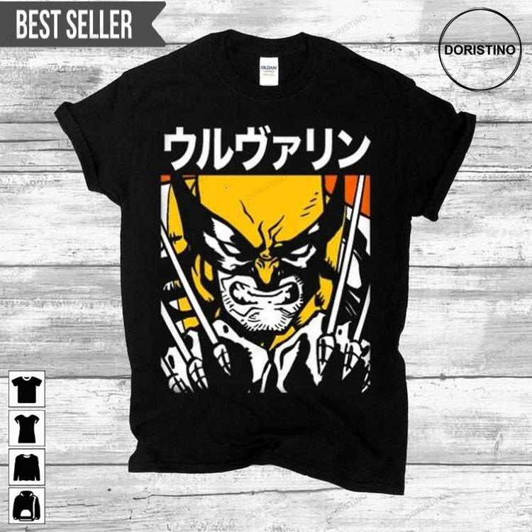 Japanese Wolverine Xmen Tshirt Sweatshirt Hoodie