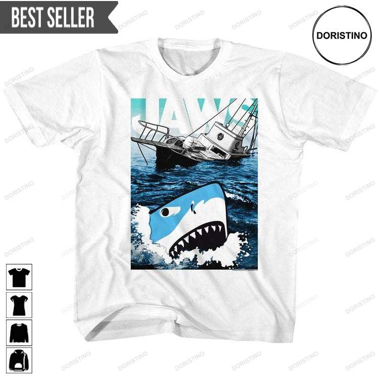 Jaws Shark Attack Tshirt Sweatshirt Hoodie