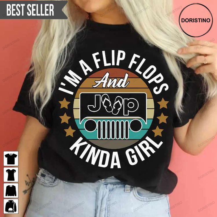 Jeep And Flip Flops Unisex Tshirt Sweatshirt Hoodie
