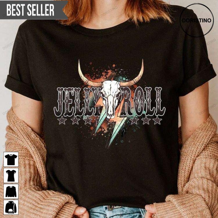 Jelly Roll American Rock Singer Adult Short-sleeve Tshirt Sweatshirt Hoodie