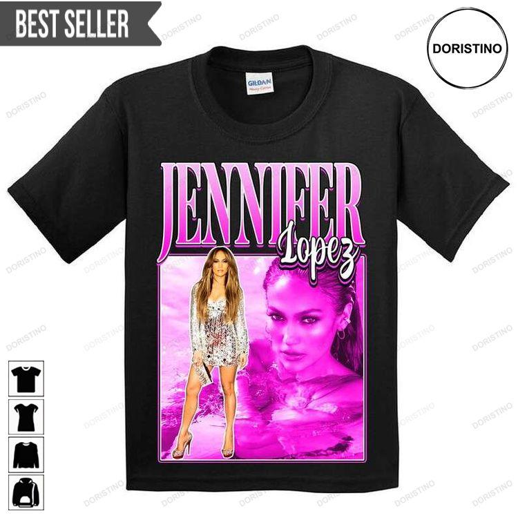Jennifer Lopez Singer Vintage Black Tshirt Sweatshirt Hoodie