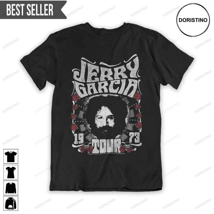 Jerry Garcia Band 1973 Tour Vintage Unisex Sweatshirt Long Sleeve Hoodie