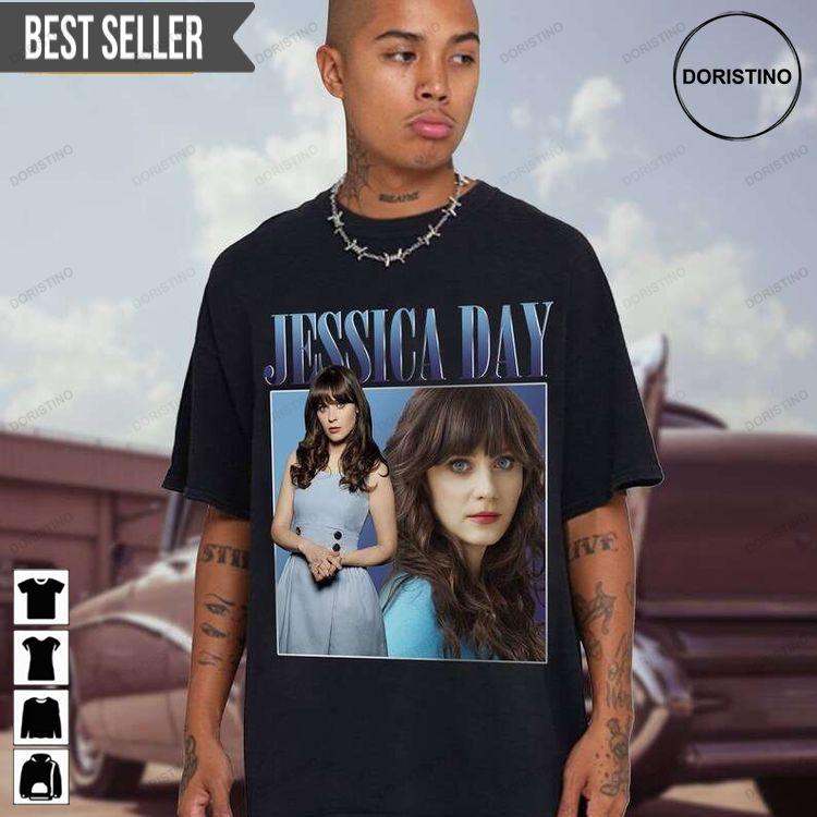 Jessica Day Special Order New Girl Tv Series Short-sleeve Hoodie Tshirt Sweatshirt