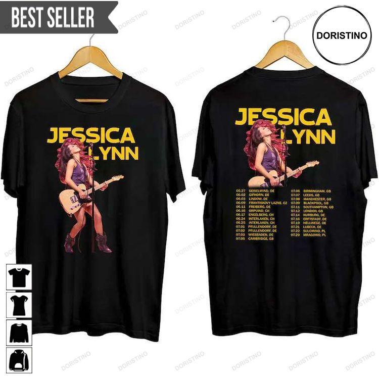 Jessica Lynn 2023 Uk Eu Tour Short-sleeve Sweatshirt Long Sleeve Hoodie