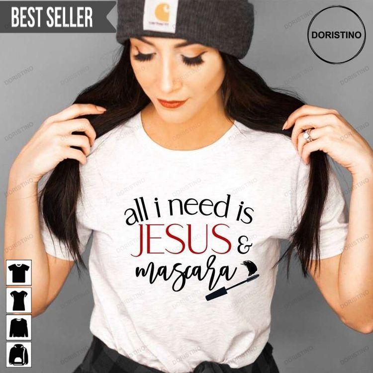 Jesus And Mascara Unisex Tshirt Sweatshirt Hoodie