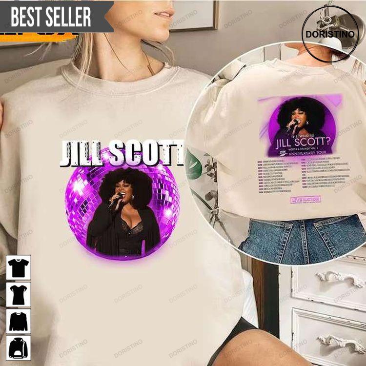 Jill Scott World Tour Tshirt Sweatshirt Hoodie