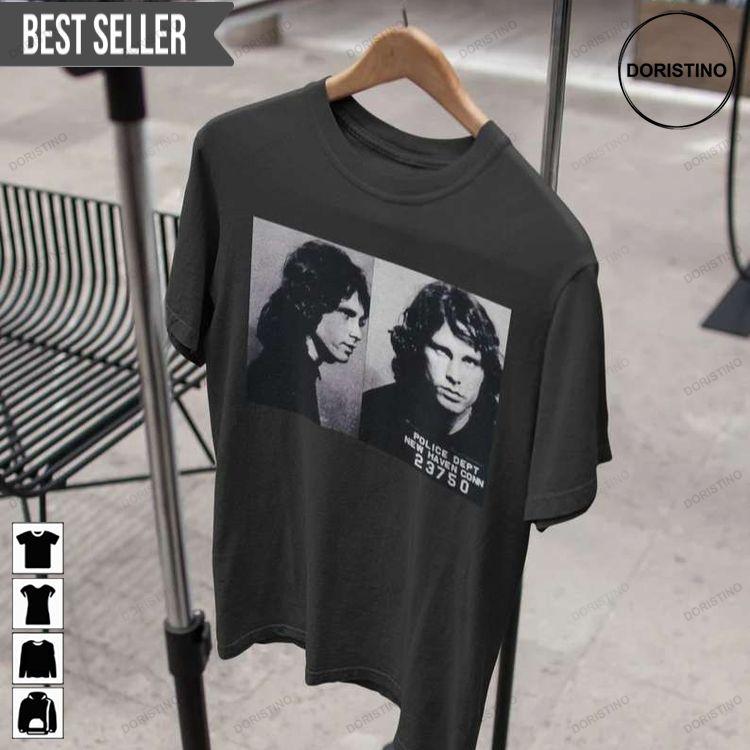 Jim Morrison Mugshot The Doors Tshirt Sweatshirt Hoodie