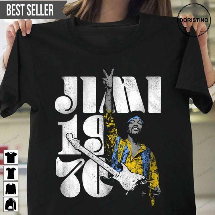 Jimi Hendrix 1970 Hoodie Tshirt Sweatshirt