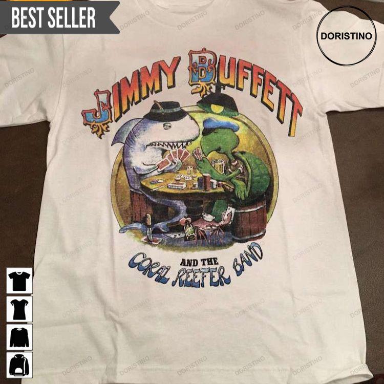 Jimmy Buffett And The Coral Reefer Band Adult Short-sleeve Sweatshirt Long Sleeve Hoodie