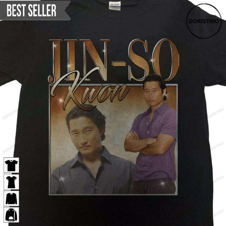 Jin Soo Kwo Lost Daniel Dae Kim Vintage Unisex Hoodie Tshirt Sweatshirt