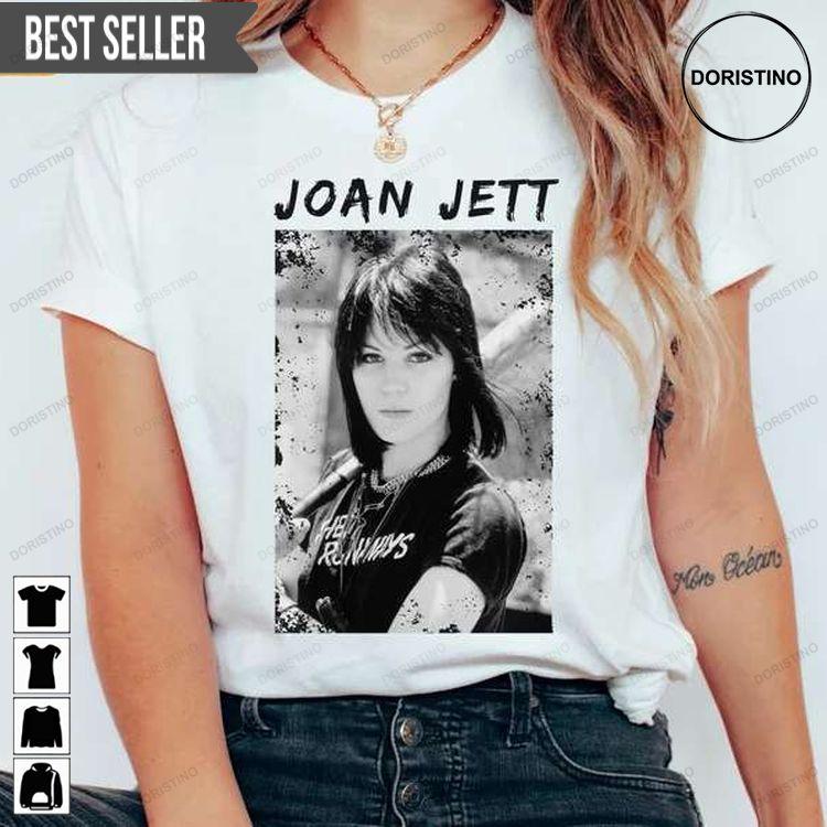 Joan Jett The Runaways Adult Short-sleeve Hoodie Tshirt Sweatshirt