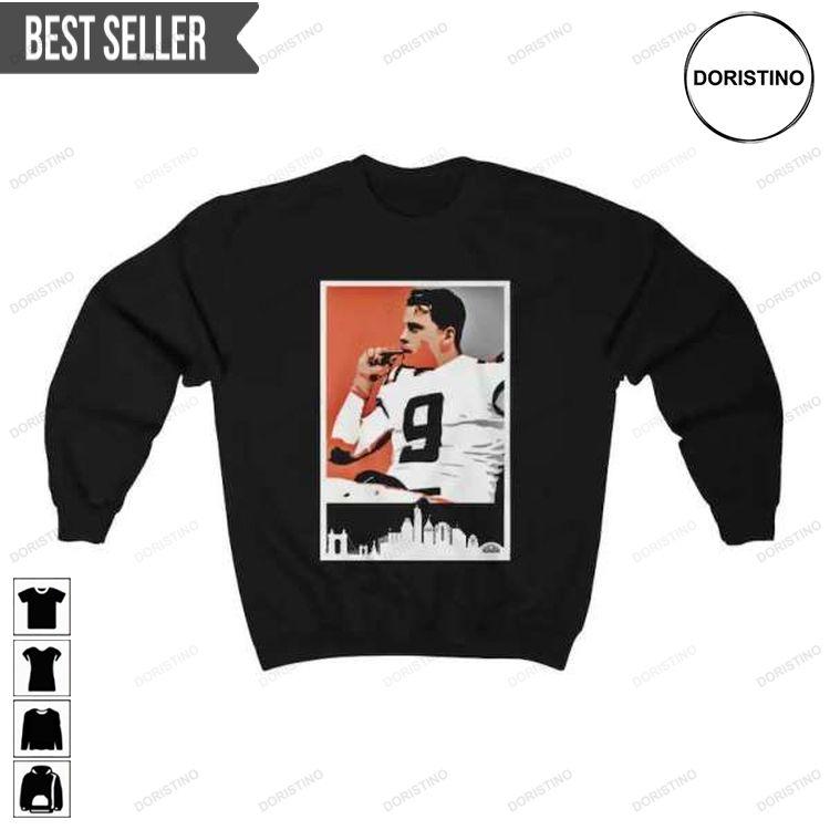 Joe Burrow Cincinnati Bengals Graphic Sweatshirt Long Sleeve Hoodie