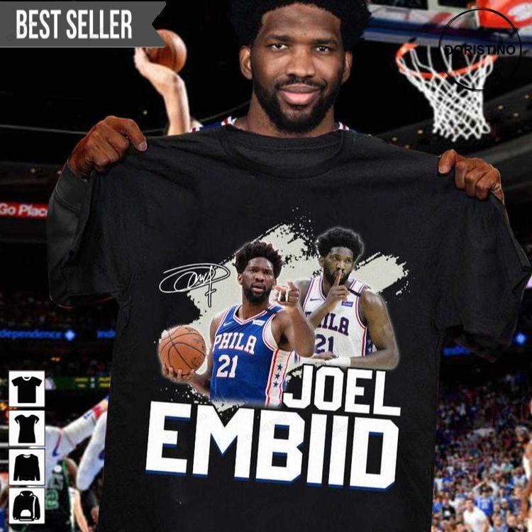 Joel Embiid Philadelphia 76ers Hoodie Tshirt Sweatshirt