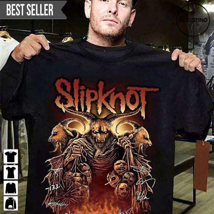 Joey Jordison Slipknot Members Signature Tshirt Sweatshirt Hoodie