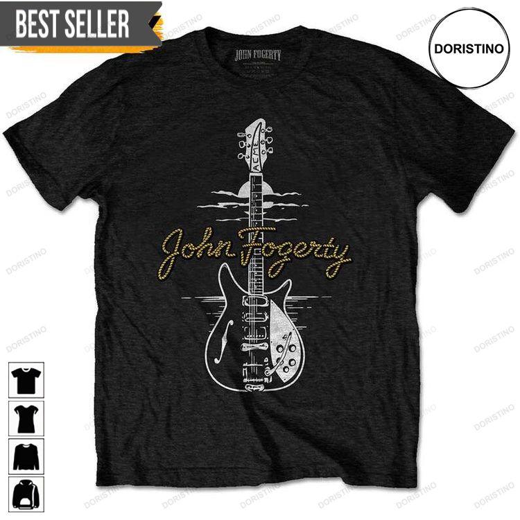 John Fogerty Singer Signature Sweatshirt Long Sleeve Hoodie