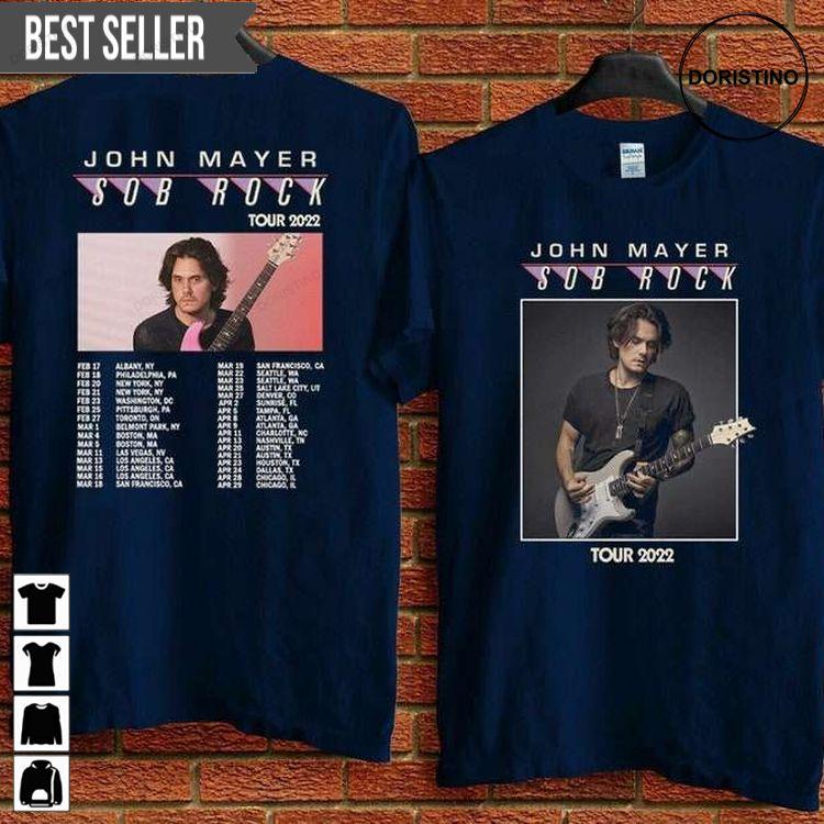 John Mayer Sob Rock America Tour 2022 Sweatshirt Long Sleeve Hoodie