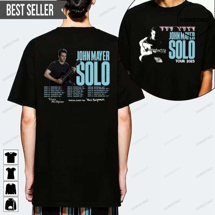 John Mayer Solo Tour Concert 2023 Music Hoodie Tshirt Sweatshirt