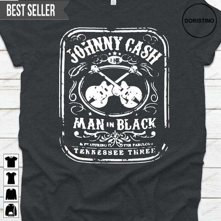Johnny Cash The Man In Black Tshirt Sweatshirt Hoodie
