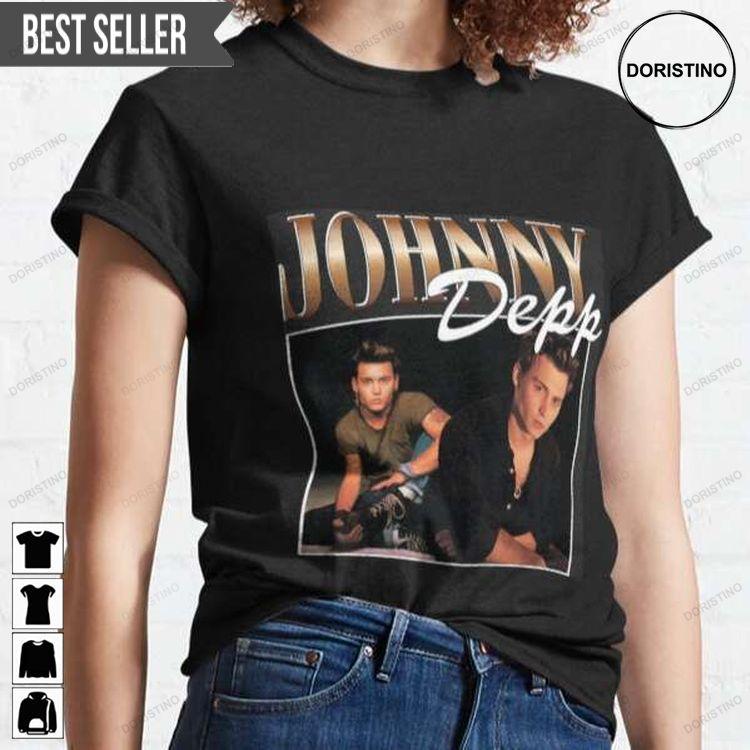 Johnny Depp 90s Unisex Hoodie Tshirt Sweatshirt