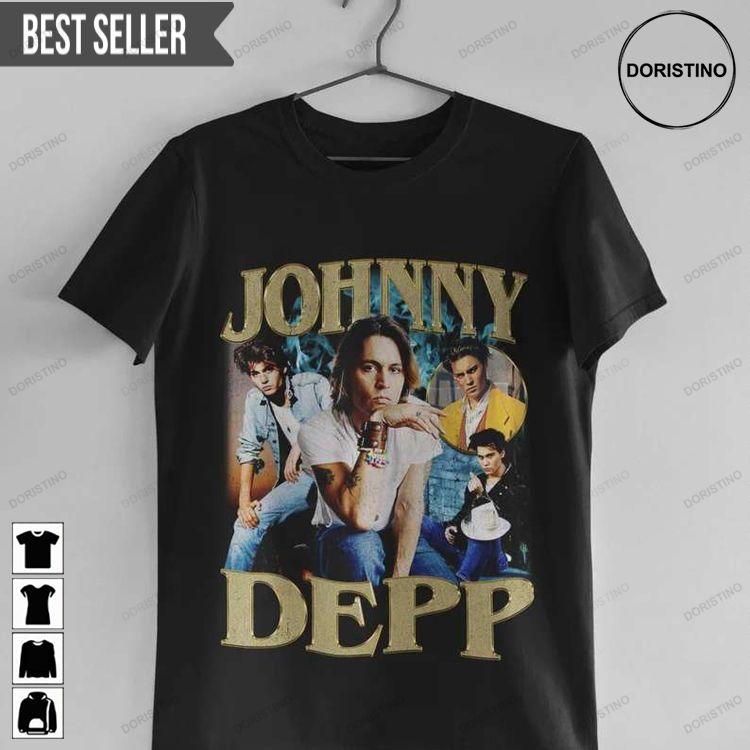 Johnny Depp Actor Retro Unisex Tshirt Sweatshirt Hoodie