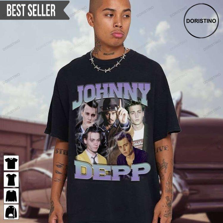 Johnny Depp Jack Sparrow Short Sleeve Tshirt Sweatshirt Hoodie