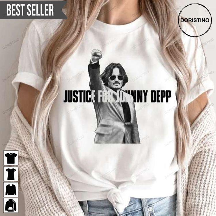 Johnny Depp Justice For Johnny Ver 2 Tshirt Sweatshirt Hoodie