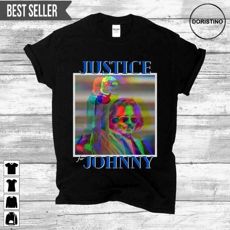 Johnny Depp Unisex Justice For Johnny Tshirt Sweatshirt Hoodie