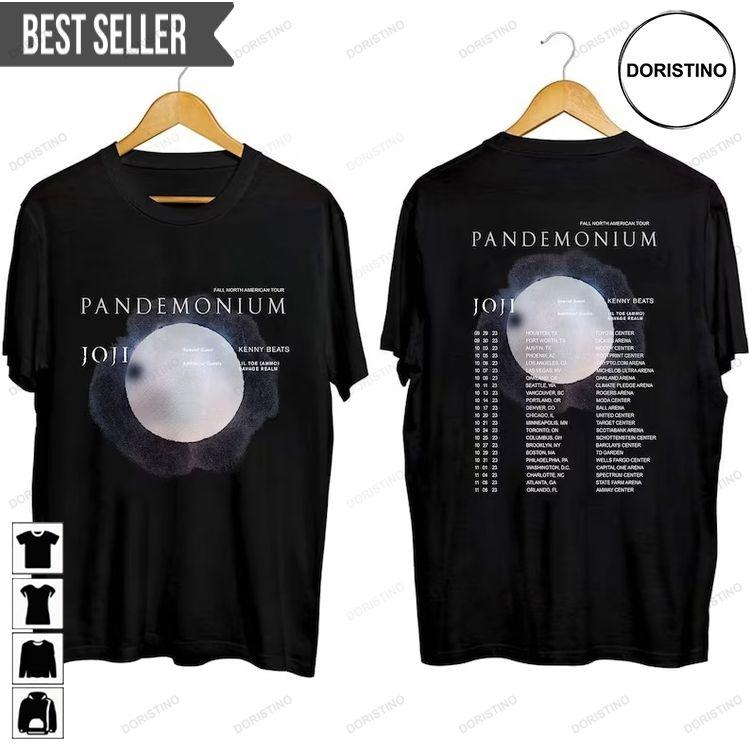 Joji Pandemonium Tour Concert 2023 Short-sleeve Tshirt Sweatshirt Hoodie