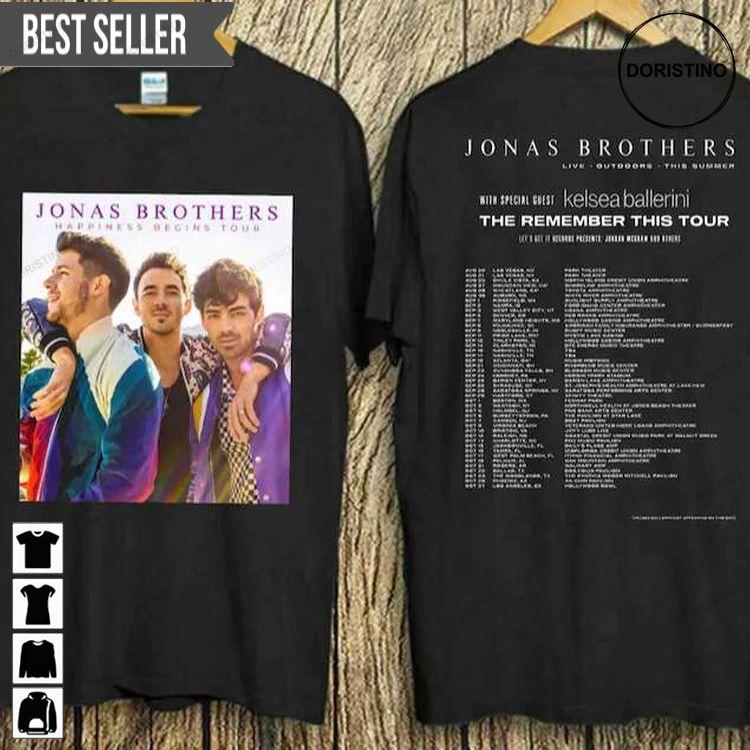 Jonas Brothers Vintage Happines Begins Singnatures Tshirt Sweatshirt Hoodie