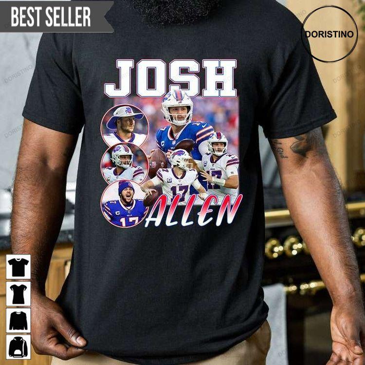 Josh Allen 17 Bills Football Hoodie Tshirt Sweatshirt