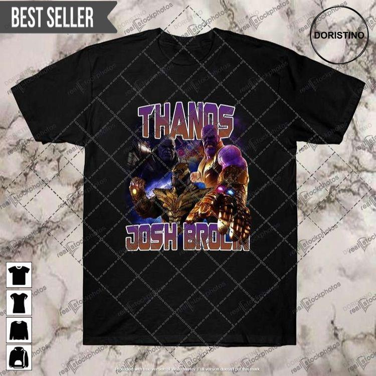 Josh Brolin Thanos Marvel Black Tshirt Sweatshirt Hoodie
