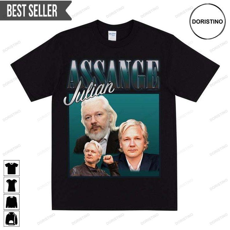 Julian Assange Vintage Tshirt Sweatshirt Hoodie